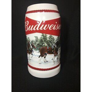 2016 Budweiser Anheuser Busch Annual Holiday Christmas Stein December Excursion